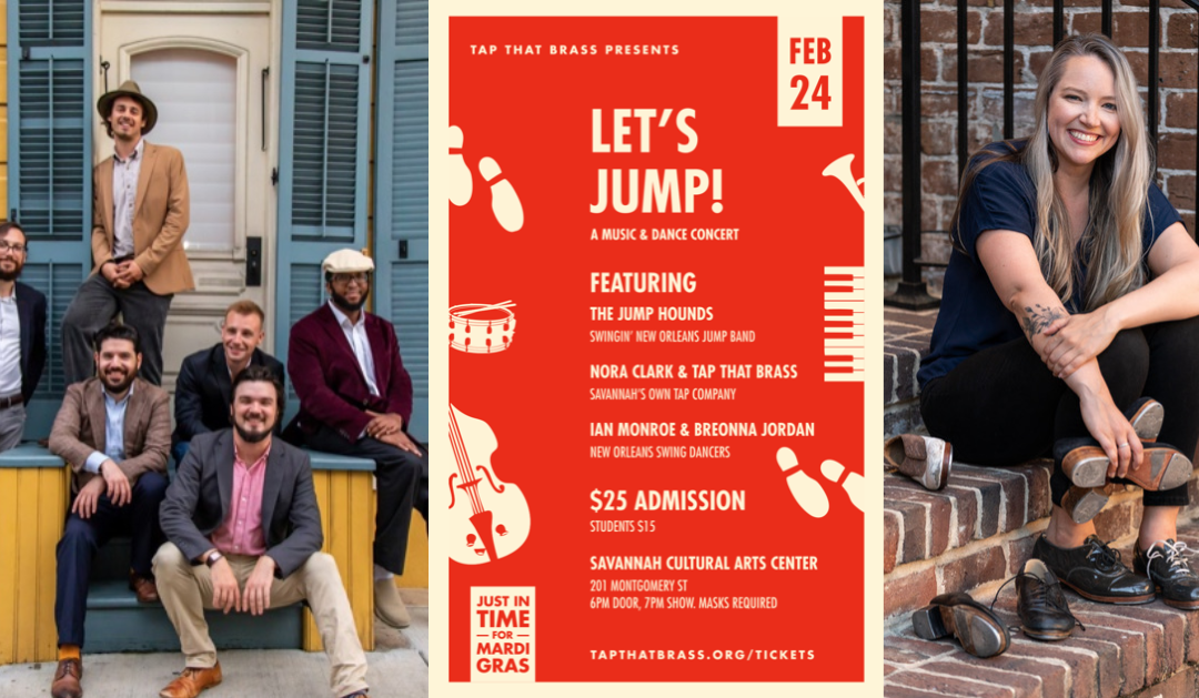 PRESS RELEASE: Let’s Jump! Concert to Bring an Evening of Tap Dance and New Orleans Music to Savannah on February 24