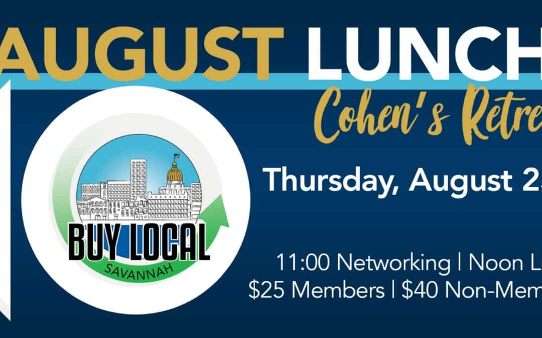 PRESS RELEASE: Morris Multimedia Regional Manager Charles Hill Morris Jr. to Speak at August Buy Local Luncheon