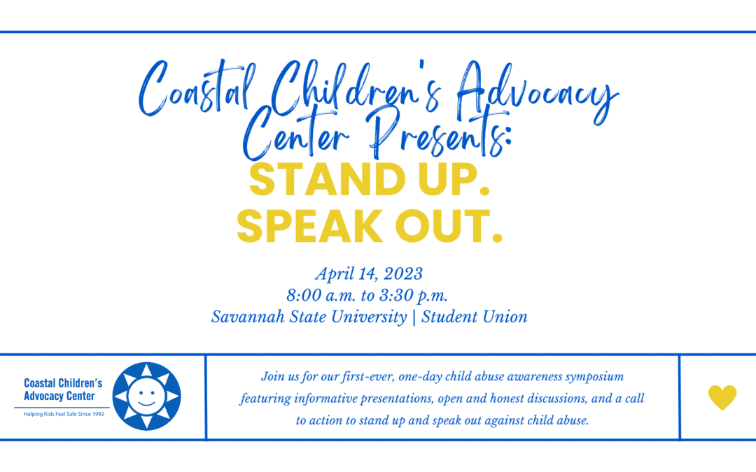 PRESS RELEASE: Coastal Children’s Advocacy Center Hosts Free Child Abuse Awareness Symposium April 14