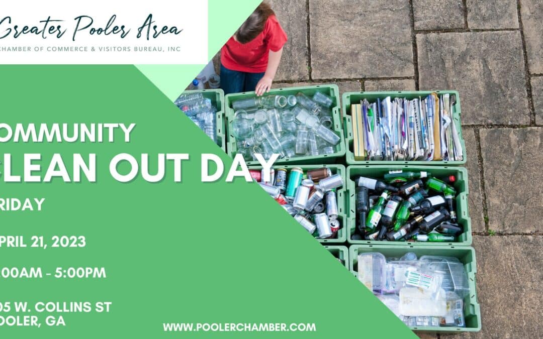 PRESS RELEASE: Pooler Chamber of Commerce to Host Community Clean Out Day on April 21